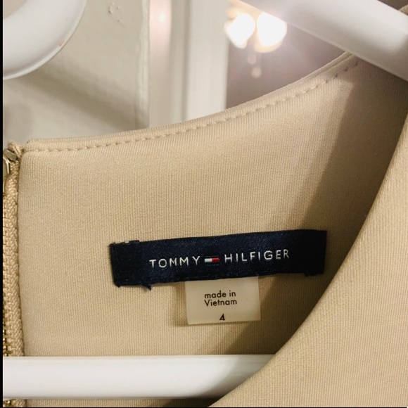 Tommy Hilfiger Elegant Color Block Work Dress - Picture 4 of 5